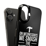 Premium On Wednesdays We Smash The Patriarchy iPhone Case | Feminist Gifts Slim Phone Cases Premium On Wednesdays We Smash The Patriarchy iPhone Case | Feminist Gifts Slim Phone Cases