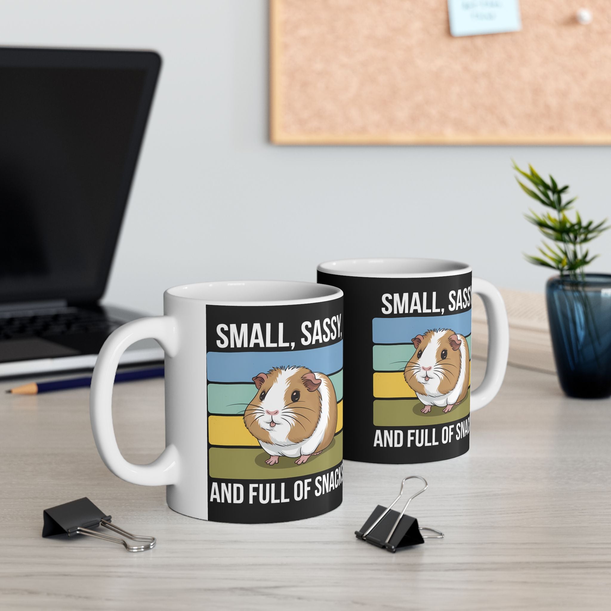Guinea Pig Mug - Small, Sassy, and Full of Snacks Cute Guinea Pig Mug 2