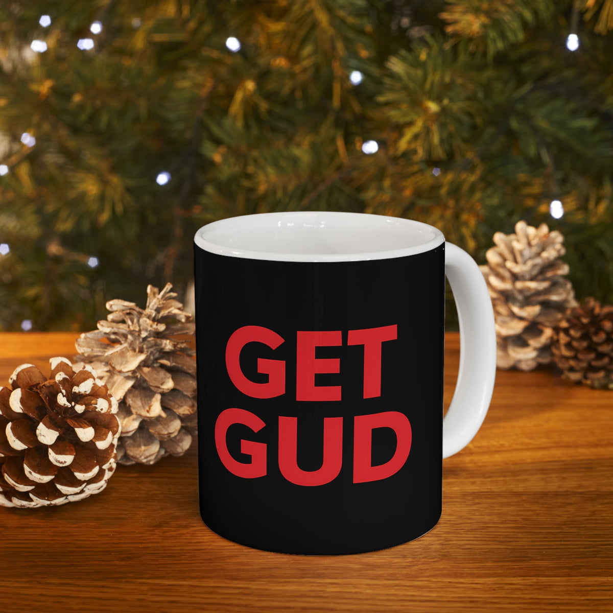 Get Gud RPG Mug | Role Playing Game Gift | Soulslike Coffee Mug | RPG Fantasy Gift Ideas Mug 11oz