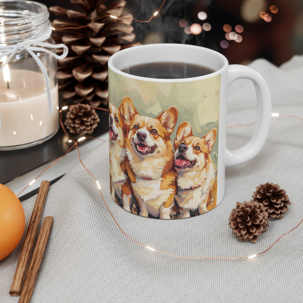 Corgi Mug Group 2 | Corgi Gift | Corgi Coffee Mug | Corgi Presents Mug 11oz