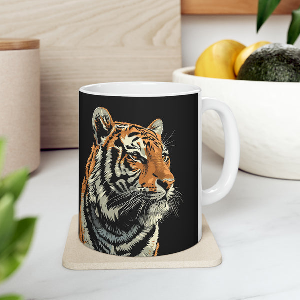 Tiger Mug | Tiger Coffee Mug | Cute Tiger Gift | Tiger Presents | Tiger Mug 1 11oz