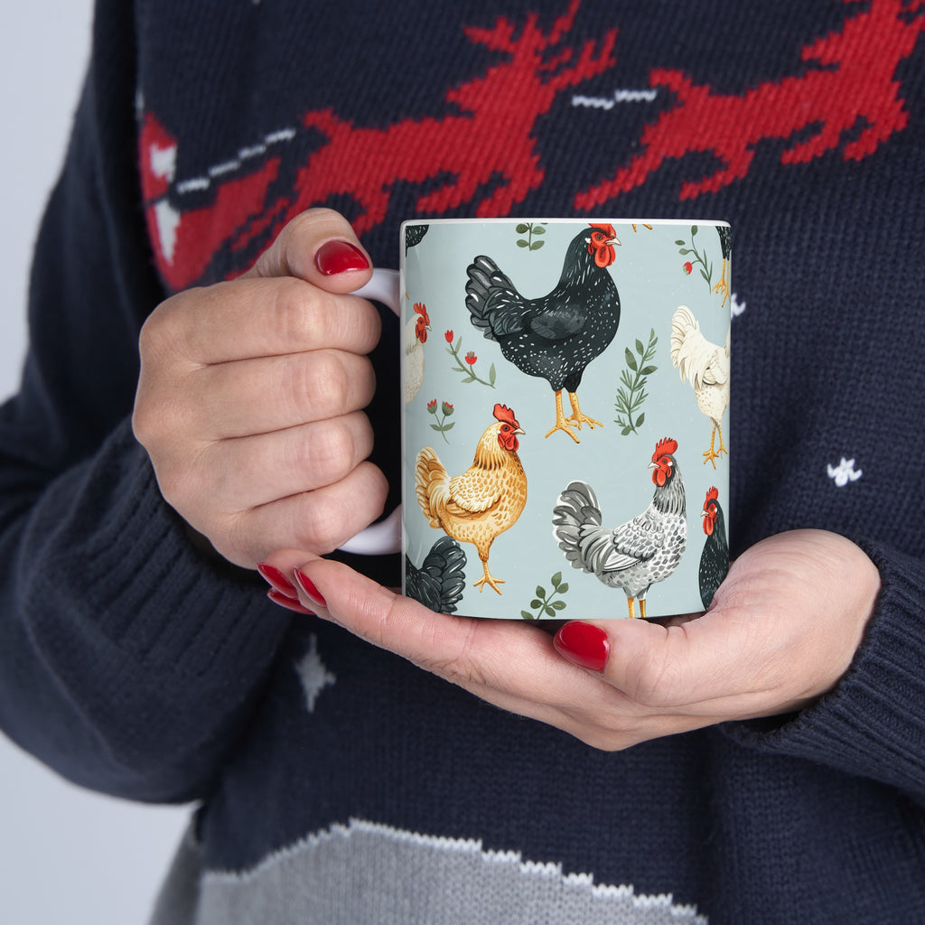 chicken gift, chicken mug, gifts for chicken lovers, gifts for chicken owners, chicken themed gifts, chicken gifts for her, chicken coffee mug, chicken gifts for chicken lovers, chicken presents, 