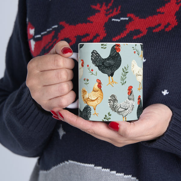 chicken gift, chicken mug, gifts for chicken lovers, gifts for chicken owners, chicken themed gifts, chicken gifts for her, chicken coffee mug, chicken gifts for chicken lovers, chicken presents, 