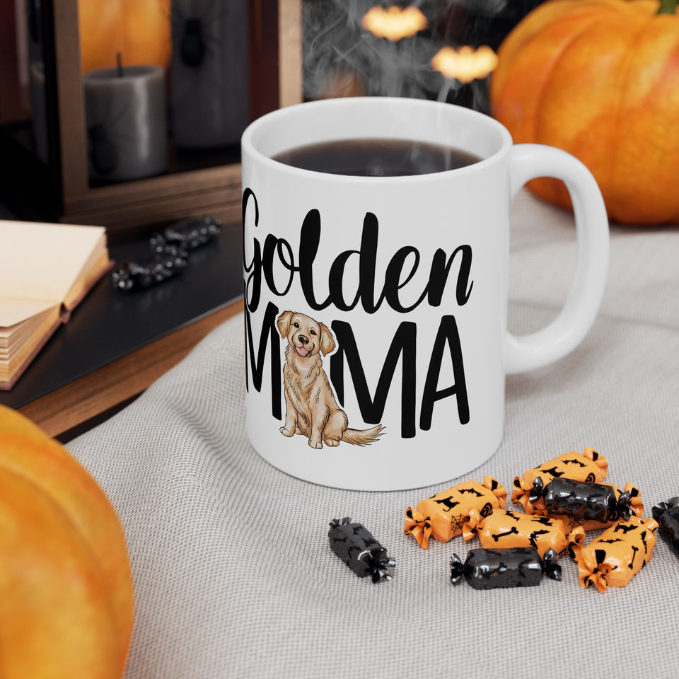 Golden Mama Mug Golden Retriever Gift | Golden Retriever Coffee Mug | Golden Retriever Gift Ideas Mug 11oz