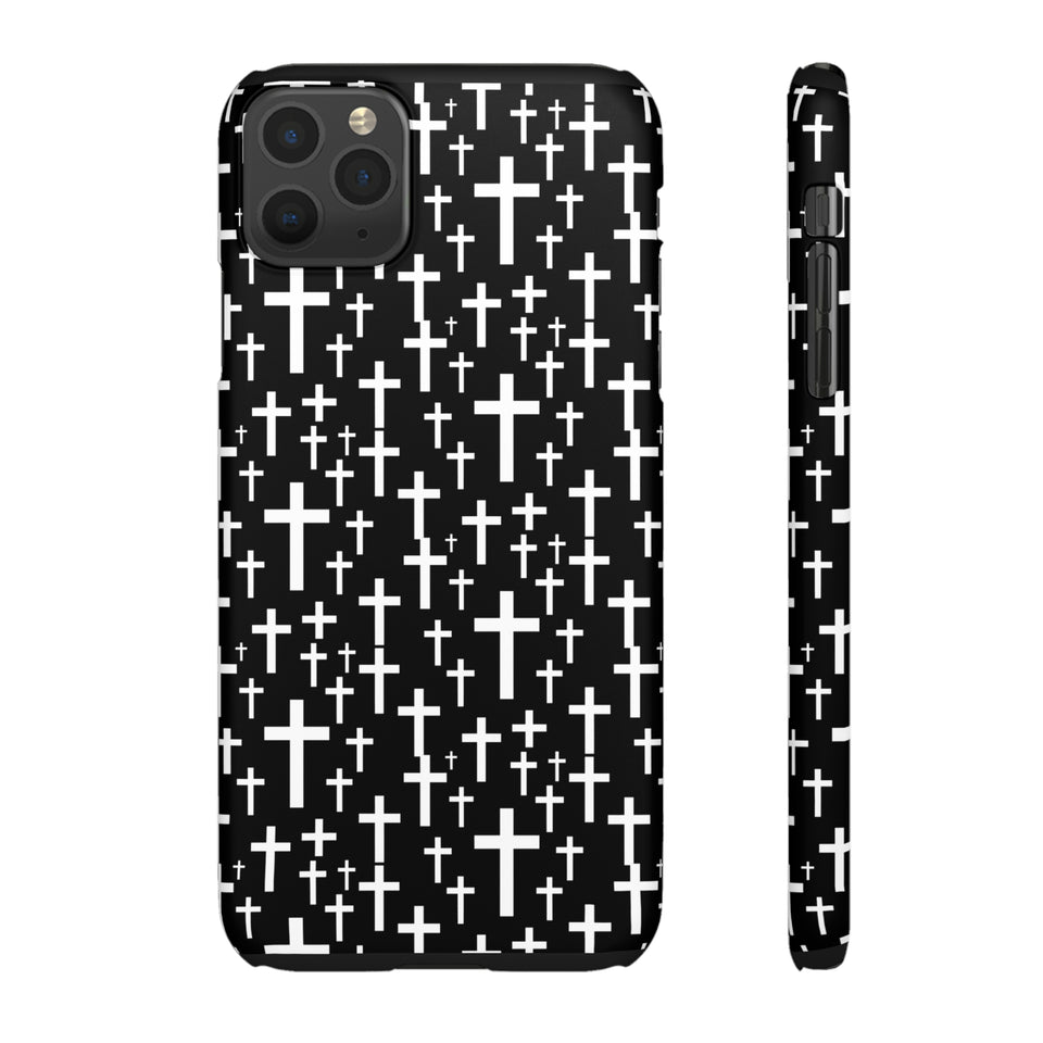 Faith In Jesus iPhone Christian Religion Phone Case | Faith Cross Phone Case | Christian Cross iPhone & Samsung Galaxy Snap Cases