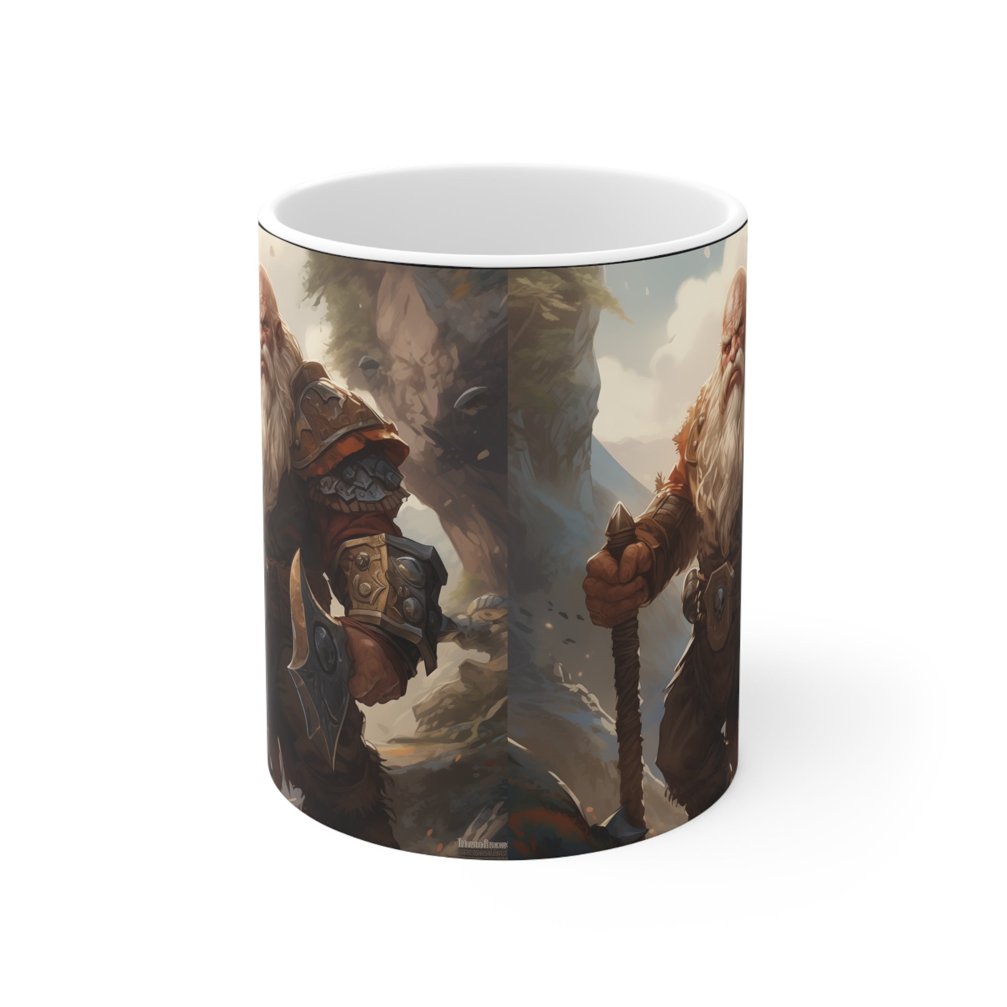 Fantasy RPG Dwarf Mug | Fantasy Roleplaying Game Gift | Fantasy Dwarf Mug 11oz, gifts for dungeon masters, 