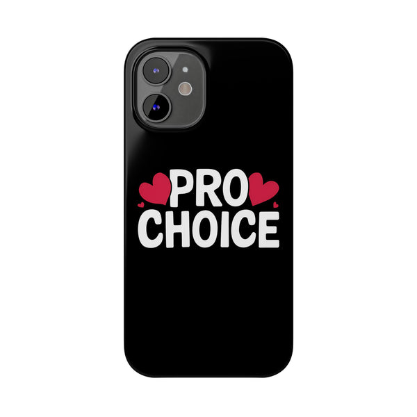 Premium Pro Choice iPhone Case | Feminist Pro Choice Gifts Slim Phone Cases