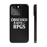 Premium Obsessed With RPGs iPhone Case | Role Playing Game Slim Phone Cases Premium Obsessed With RPGs iPhone Case | Role Playing Game Slim Phone Cases