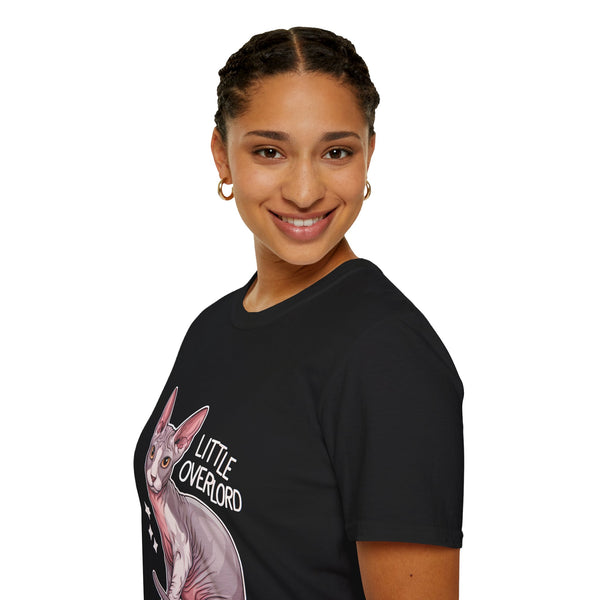 Little Overlord Sphynx Shirt | Sphynx Mom Gifts | Sphinx Merchandise | Sphynx Cat Presents Unisex T-Shirt