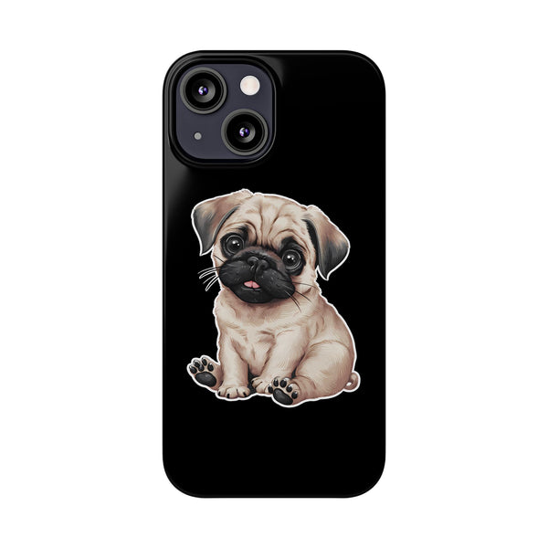 Premium Pug Puppy iPhone Case | Cute Pug Gifts Slim Phone Cases