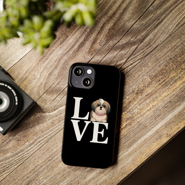 Premium Love Shih Tzu iPhone Case | Cute Shih Tzu Slim Phone Cases
