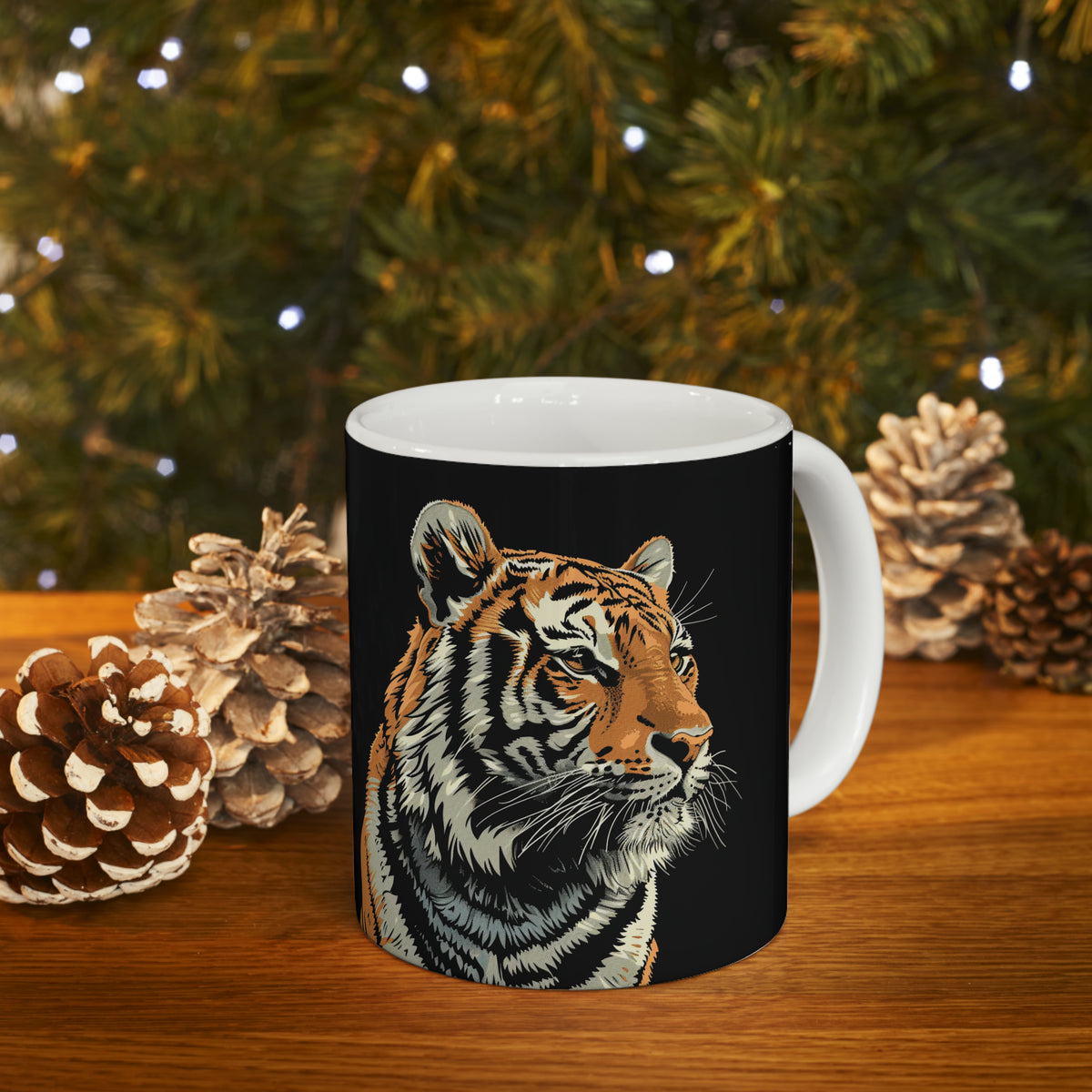 Tiger Mug | Tiger Coffee Mug | Cute Tiger Gift | Tiger Presents | Tiger Mug 1 11oz