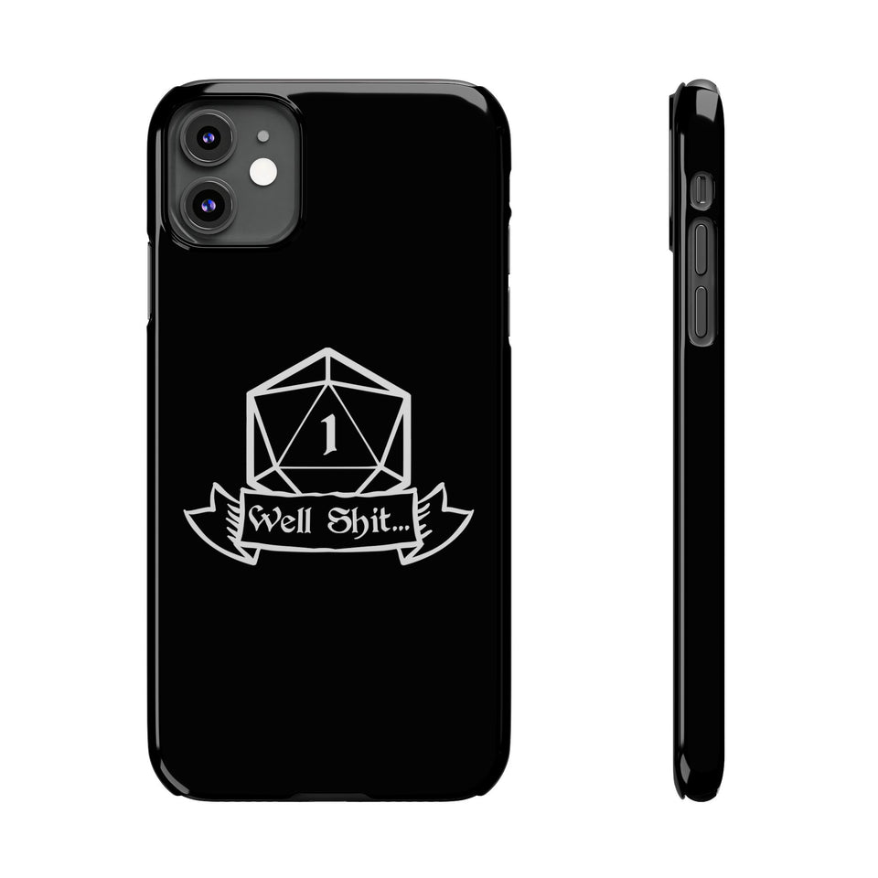 Premium Well Shit RPG iPhone Case | Fantasy Role Playing Game Gifts Slim Phone Cases