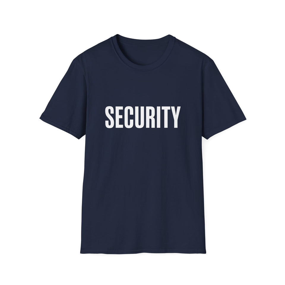 Security T-Shirt — Bold Minimalist Security Design