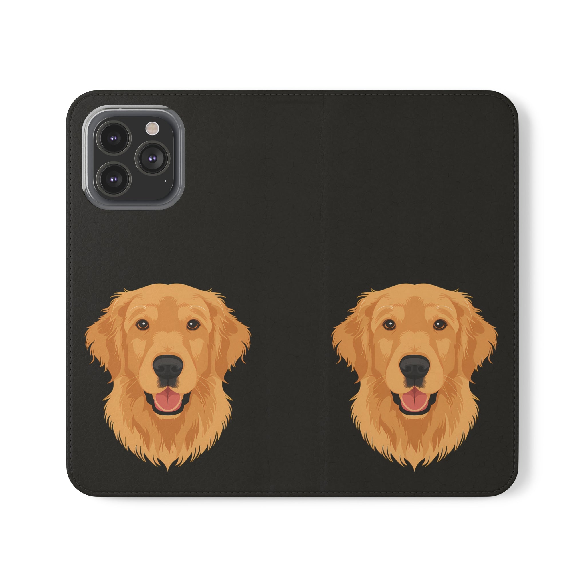 Golden Retriever iPhone & Samsung Galaxy Wallet Phone Case | Golden Retriever Flip Case