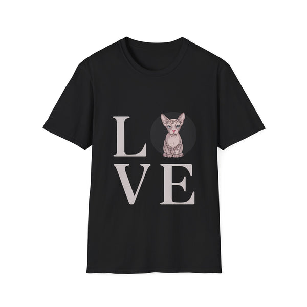 Love Sphynx Cat Shirt | Sphynx Cat Gift | Unisex Sphinx Cat T Shirt