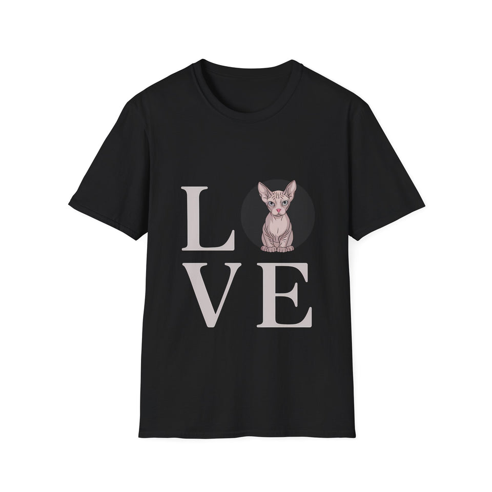 Love Sphynx Cat Shirt | Sphynx Cat Gift | Unisex Sphinx Cat T Shirt
