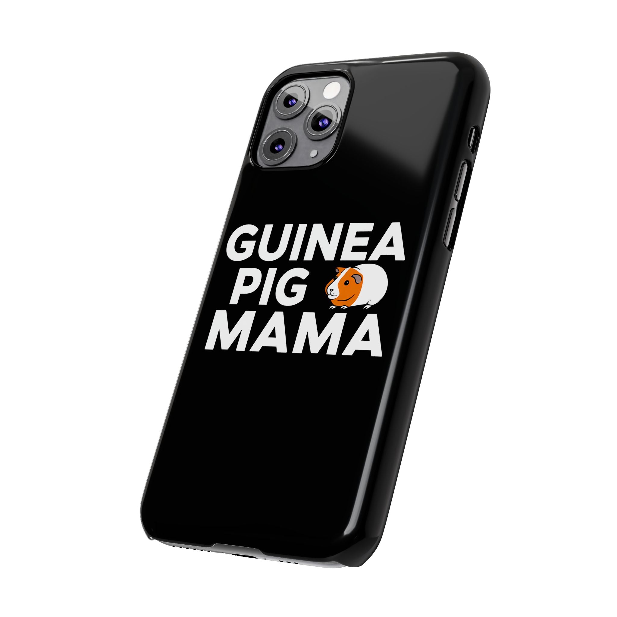 Cute Guinea Pig Mama Slim iPhone Cases | Guinea Pig Gift iPhone Case