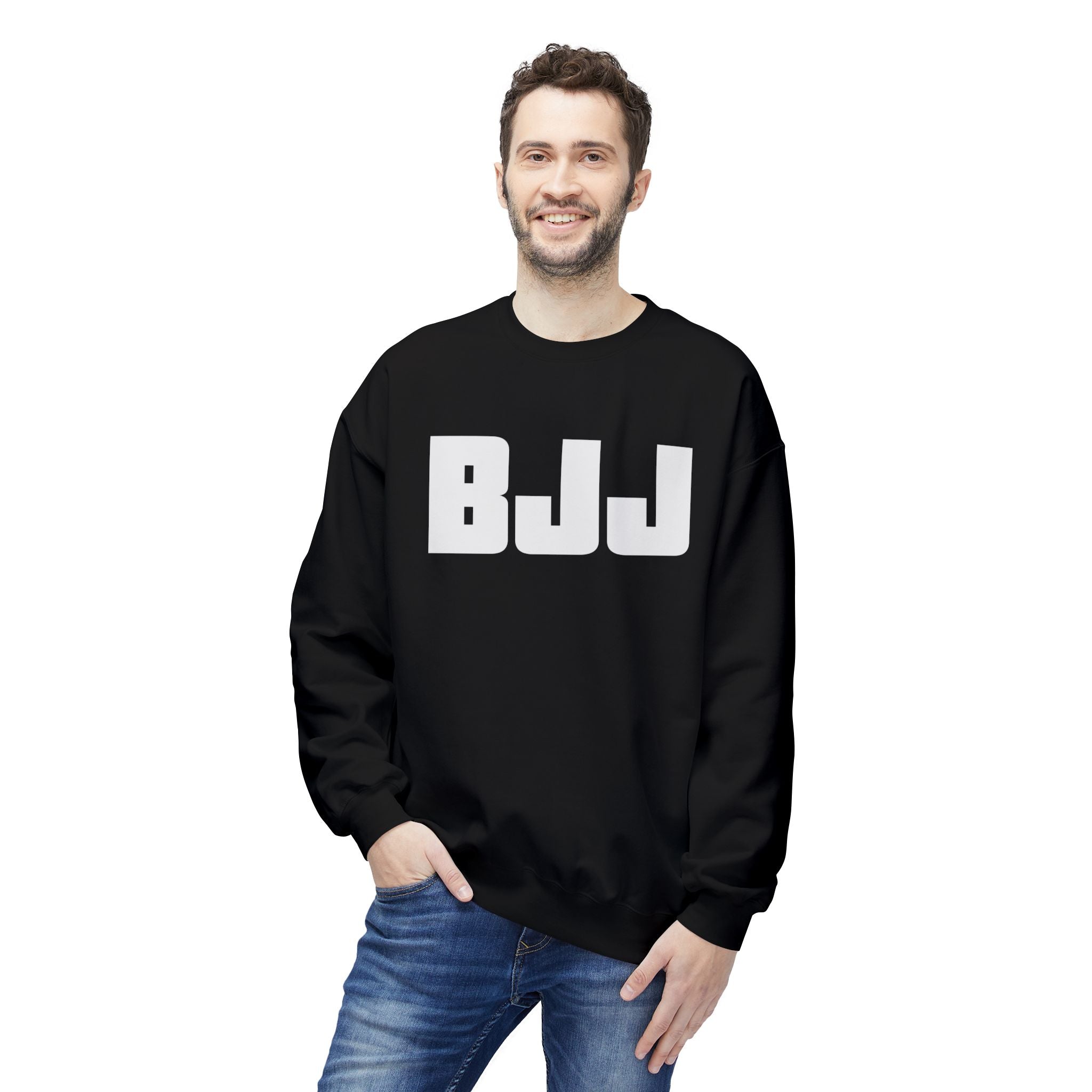 Brazilian Jiu Jitsu BJJ Unisex Midweight Softstyle Fleece Crewneck Sweatshirt Main image