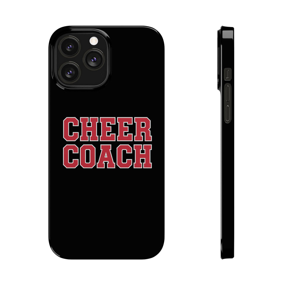 Premium Cheer Coach iPhone Case | Cheer Coach Gifts Slim Phone Cases
