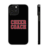 Premium Cheer Coach iPhone Case | Cheer Coach Gifts Slim Phone Cases Premium Cheer Coach iPhone Case | Cheer Coach Gifts Slim Phone Cases