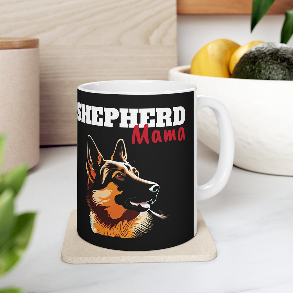 German Shepherd Mama Mug | German Shepherd Gifts | German Shepherd Mama Ceramic Mug 11oz