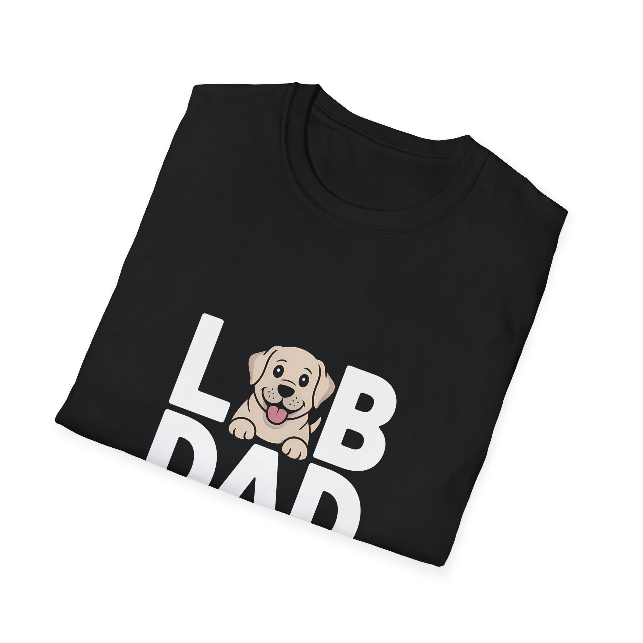 Labrador Dad T-Shirt - Unisex Softstyle Labrador Dog Dad Tee