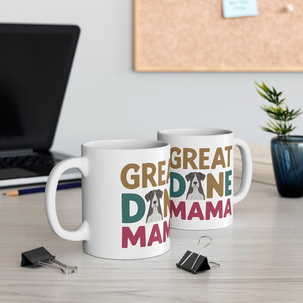 Great Dane Mama Mug 2 | Great Dane Gift | Great Dane Coffee Mug | Great Dane Gift Ideas Mug 11oz