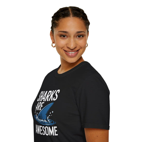 Shark Tee - Sharks Are Awesome Unisex T-Shirt