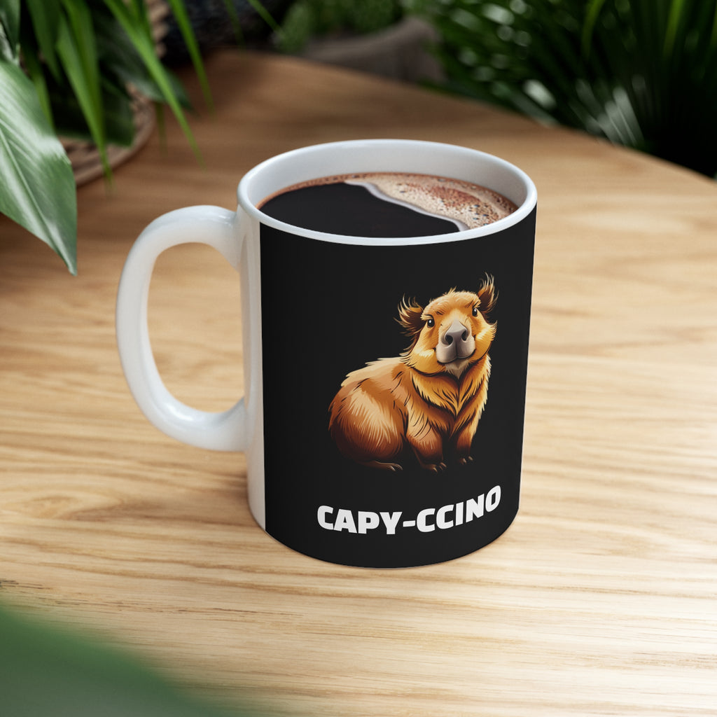 Capybara Mug | Capybara Coffee Mug | Funny Capy-Ccino Mug 11oz