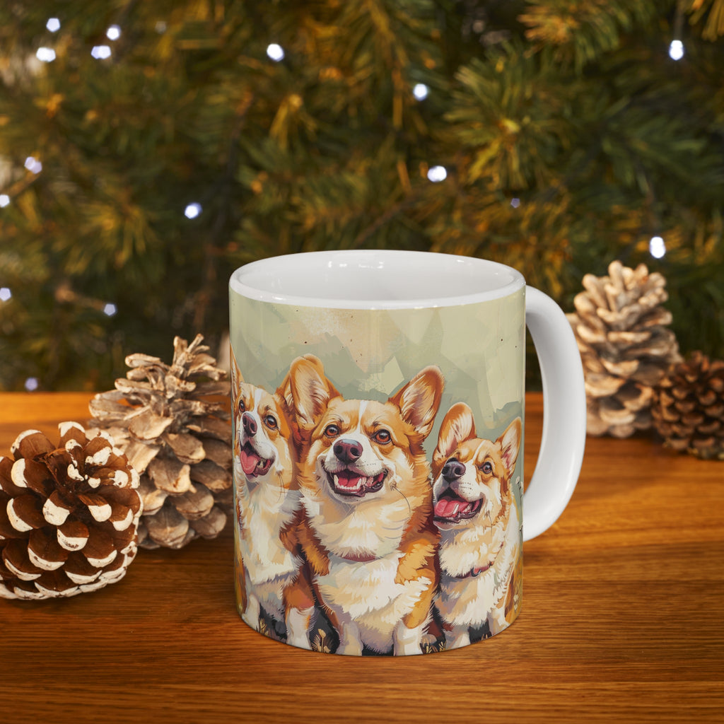Corgi Mug Group 2 | Corgi Gift | Corgi Coffee Mug | Corgi Presents Mug 11oz
