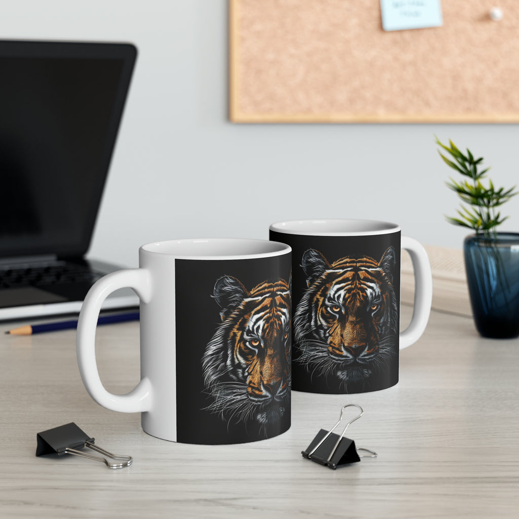 Tiger Mug | Tiger Coffee Mug | Cute Tiger Gift | Tiger Presents | Tiger Mug 1 11oz