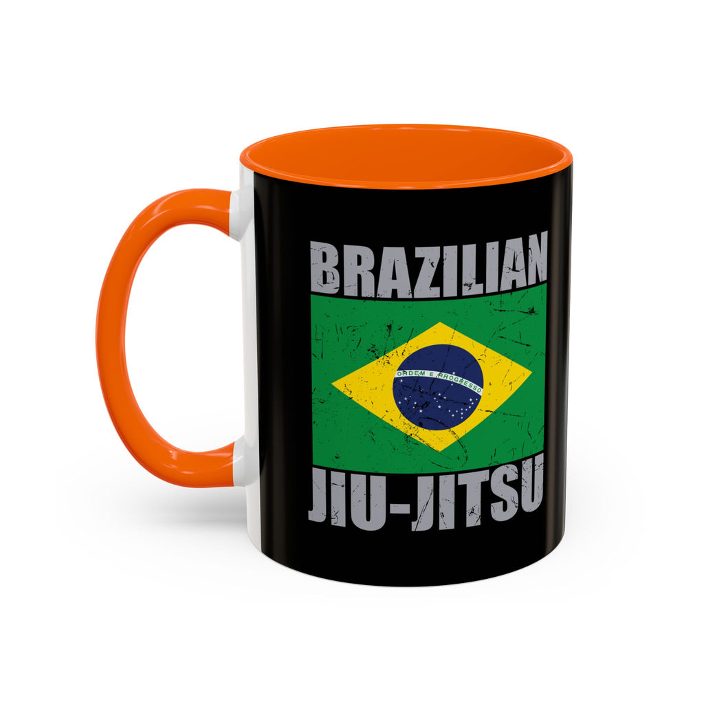 Brazilian Jiu Jitsu Flag 2 | BJJ Accent Coffee Mug