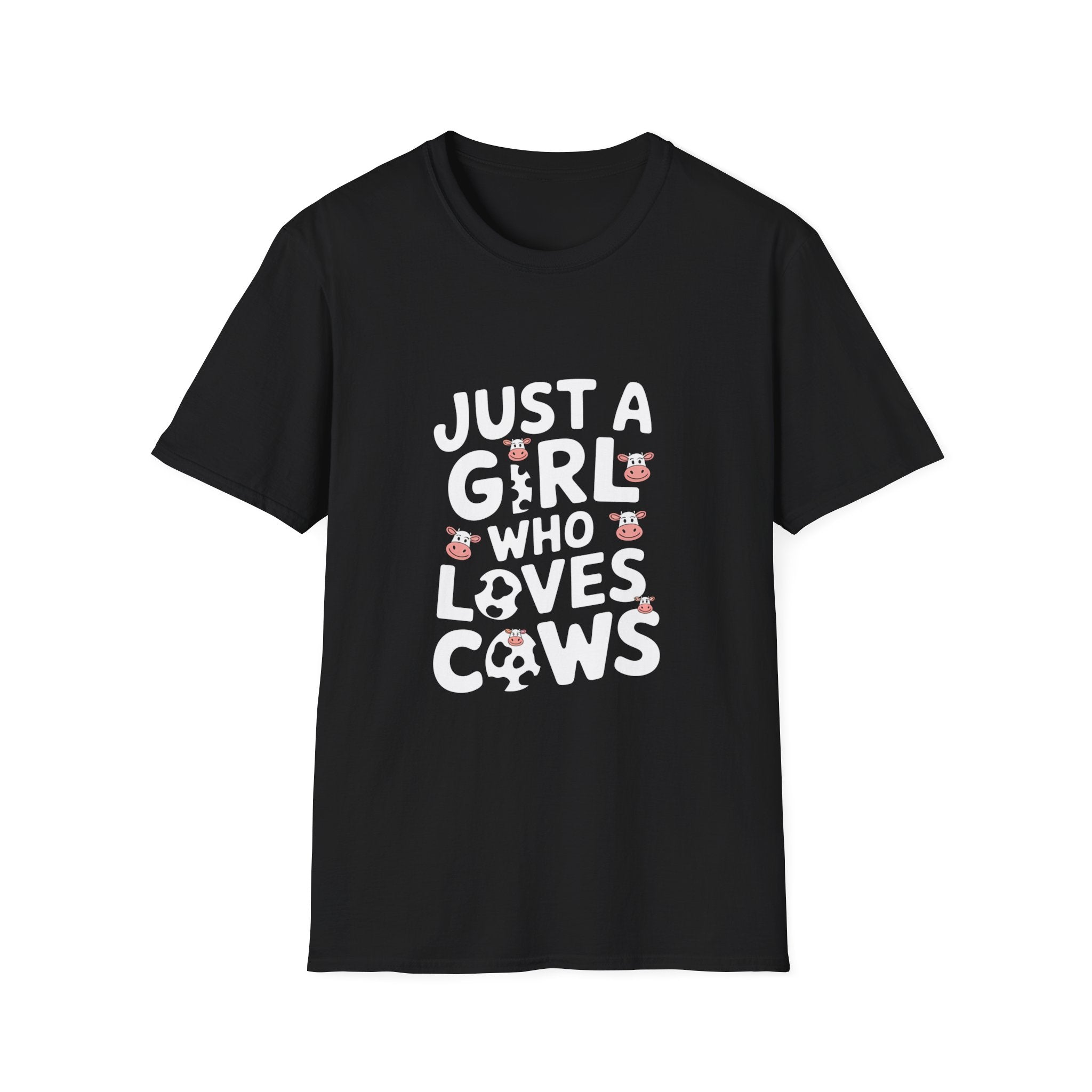 Just A Girl Who Loves Cows Shirt | Cute Cow Lover Gifts | Cows Unisex T-Shirt