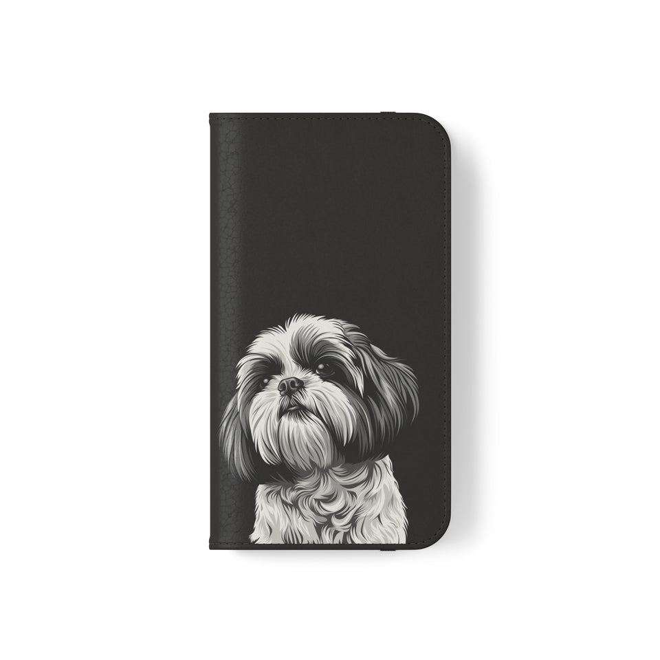 Shih Tzu Phone Case | Shih Tzu Wallet Phone Case | IPhone & Samsung Galaxy Shih Tzu Flip Cases