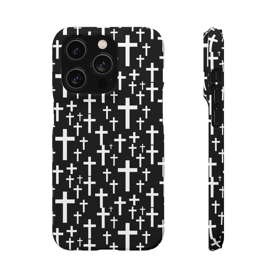 Faith In Jesus iPhone Christian Religion Phone Case | Faith Cross Phone Case | Christian Cross iPhone & Samsung Galaxy Snap Cases