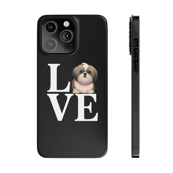 Premium Love Shih Tzu iPhone Case | Cute Shih Tzu Slim Phone Cases