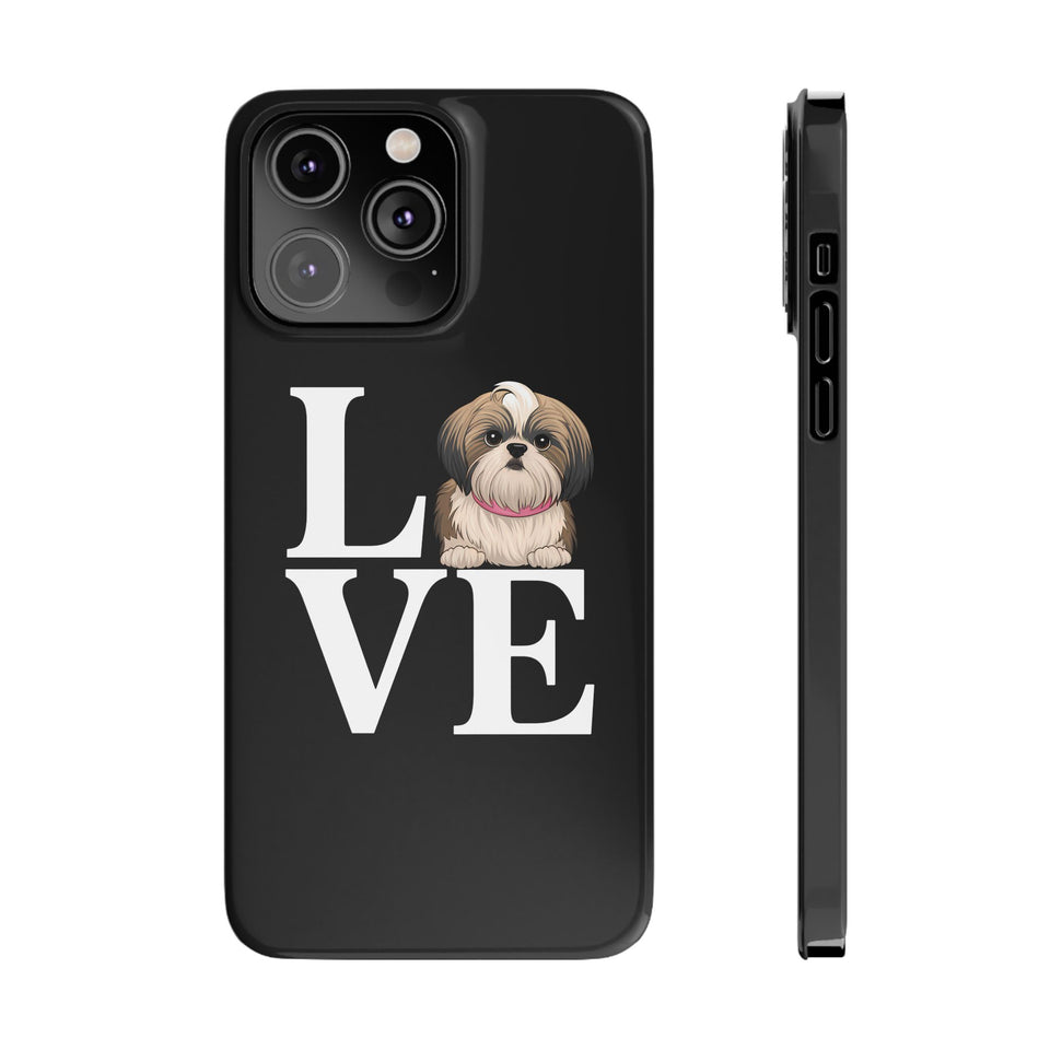 Premium Love Shih Tzu iPhone Case | Cute Shih Tzu Slim Phone Cases