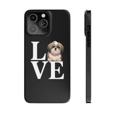Premium Love Shih Tzu iPhone Case | Cute Shih Tzu Slim Phone Cases Premium Love Shih Tzu iPhone Case | Cute Shih Tzu Slim Phone Cases
