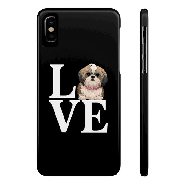 Premium Love Shih Tzu iPhone Case | Cute Shih Tzu Slim Phone Cases