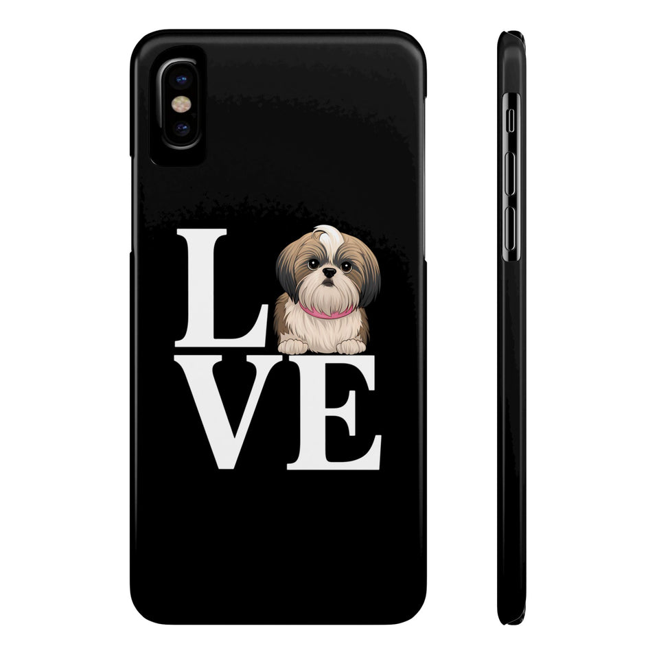 Premium Love Shih Tzu iPhone Case | Cute Shih Tzu Slim Phone Cases