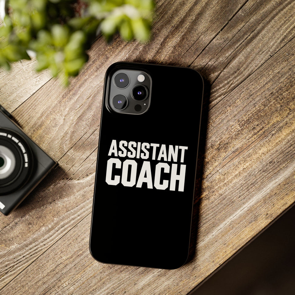 Premium Assistant Coach iPhone Case | Assistant Coach Gifts Slim Phone Cases