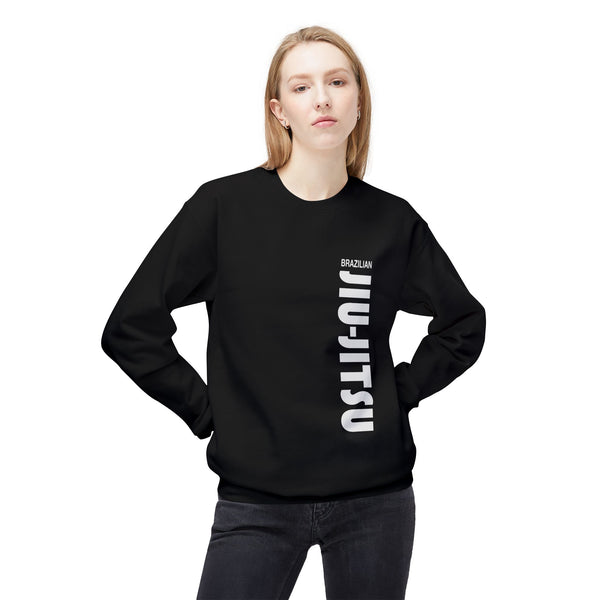 Brazilian Jiu Jitsu Slogan BJJ Unisex Midweight Softstyle Fleece Crewneck Sweatshirt