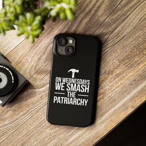 Premium On Wednesdays We Smash The Patriarchy iPhone Case | Feminist Gifts Slim Phone Cases Premium On Wednesdays We Smash The Patriarchy iPhone Case | Feminist Gifts Slim Phone Cases