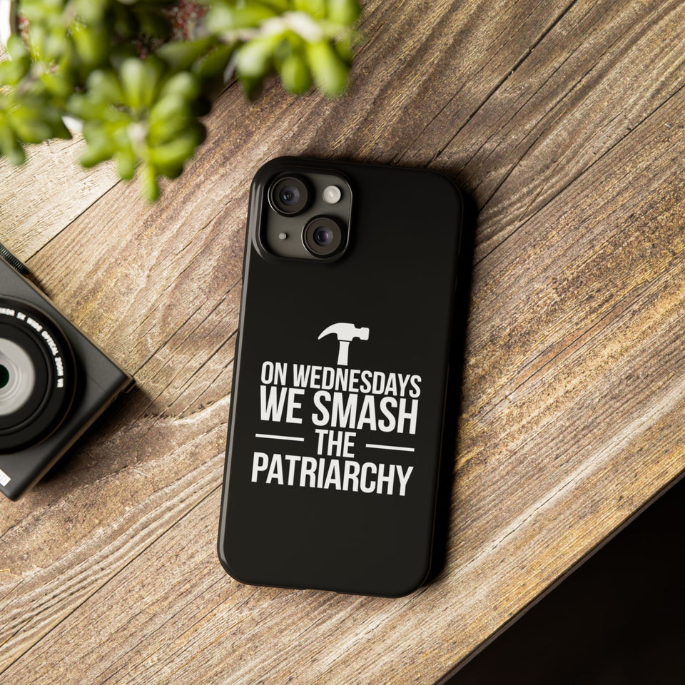 Premium On Wednesdays We Smash The Patriarchy iPhone Case | Feminist Gifts Slim Phone Cases