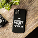 Premium On Wednesdays We Smash The Patriarchy iPhone Case | Feminist Gifts Slim Phone Cases Premium On Wednesdays We Smash The Patriarchy iPhone Case | Feminist Gifts Slim Phone Cases