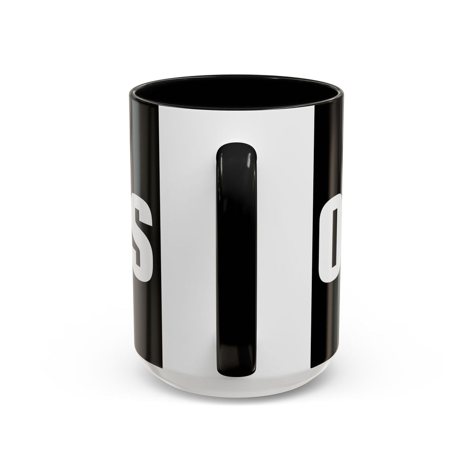 Brazilian Jiu Jitsu OSS | BJJ Accent Coffee Mug
