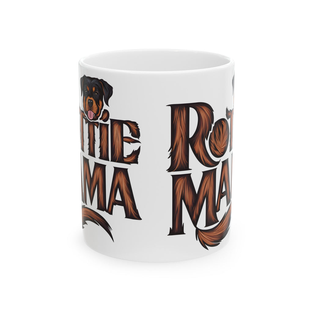 Rottie Mama Rottweiler Mug 2 | Rottweiler Gifts | Gifts For Rottweiler Ceramic Mug 11oz