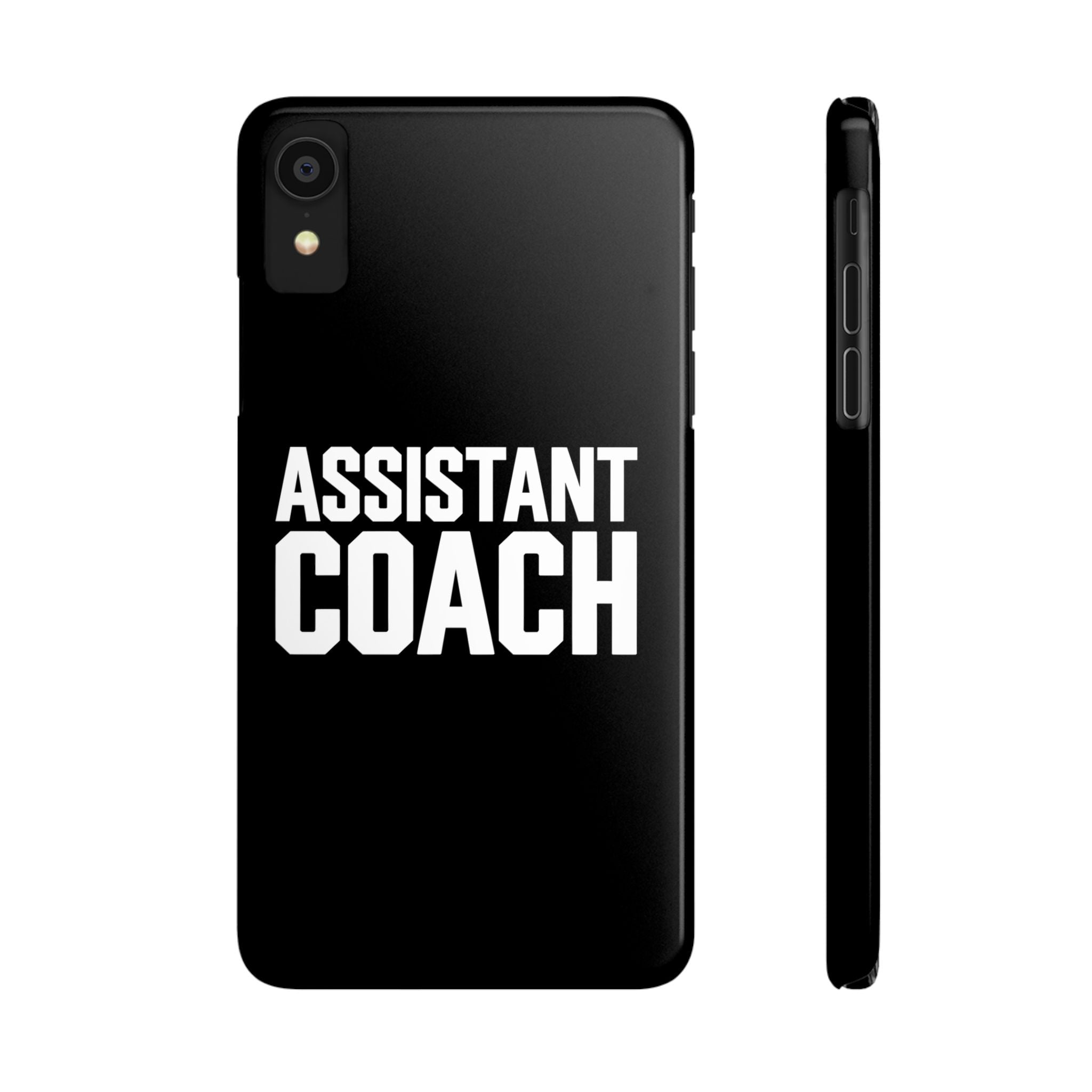 Premium Assistant Coach iPhone Case | Assistant Coach Gifts Slim Phone Cases