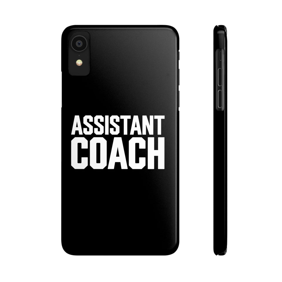 Premium Assistant Coach iPhone Case | Assistant Coach Gifts Slim Phone Cases